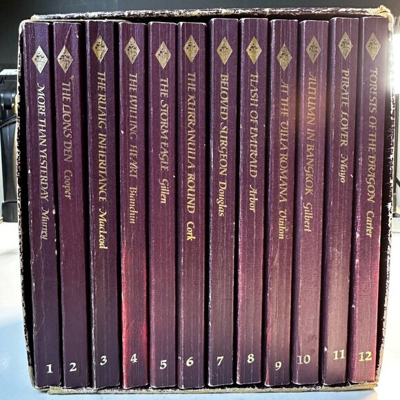 EX LIBRIS Other - HERLEQUIN PREMIERE EDITIONS BOXED SET BOOKS # 1-12, 1978-1981 EXLIBRIS
